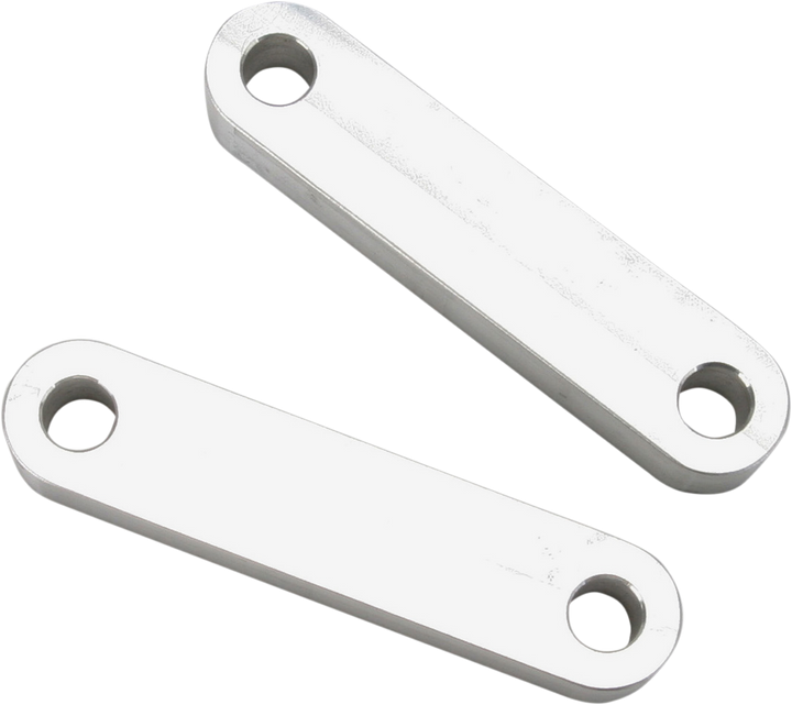 Klock Werks Hugger Front Fender Mounting Blocks - For 21" Wheels - Chrome KWFS-02-0104-C