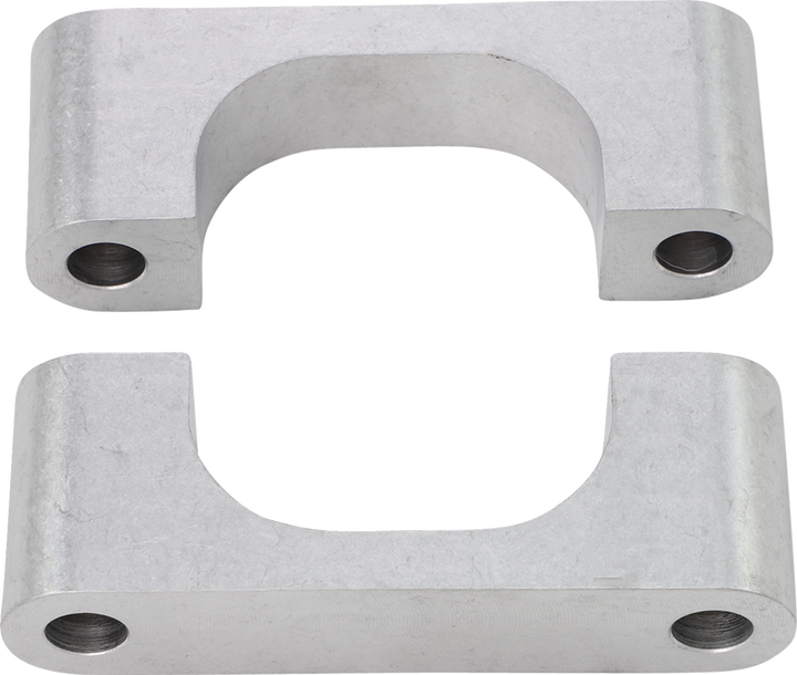 Klock Werks Hugger Front Fender Mounting Blocks - For 21" Wheels - Satin KWFS-02-0106