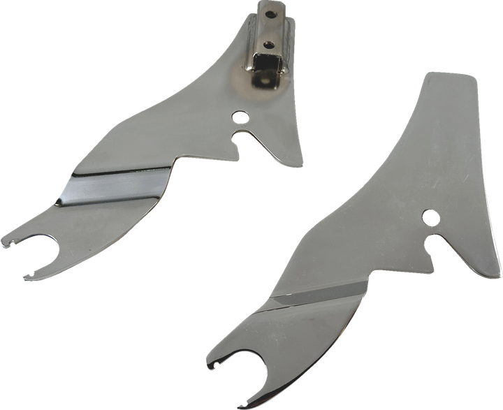 Drag Specialties Quick Release Side Plates - Chrome 1504-0133