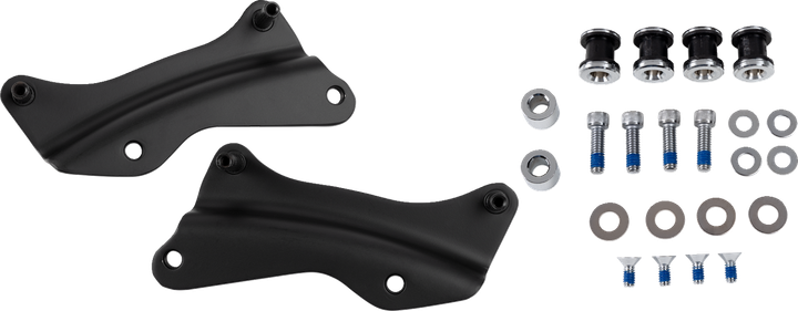 Drag Specialties Backrest Docking Kit - Black 1510-0496