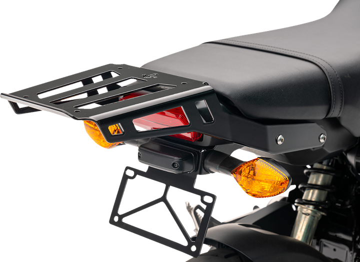 Cobra Solo Luggage Rack - Formed - Black - Grom 02-4107B