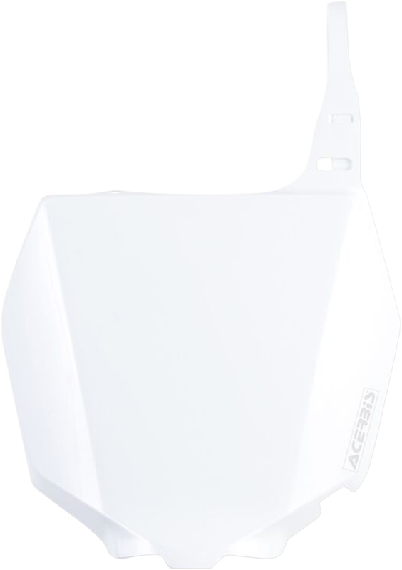 Acerbis Front Number Plate - White 2042340002
