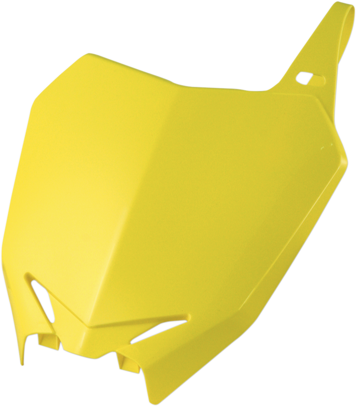 Acerbis Front Number Plate - '02 Rm Yellow 2042340231