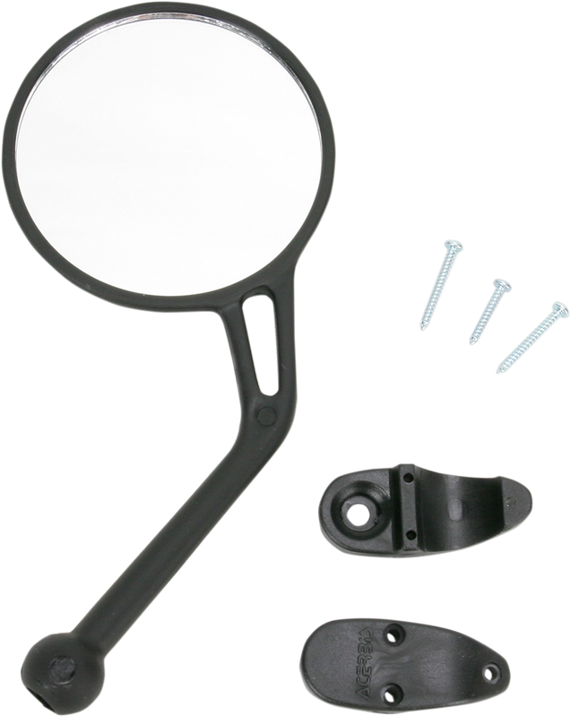 Acerbis Mirror - Rear View - Round - Black - Left - Each 2043570001