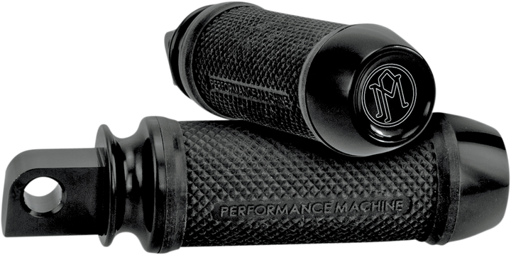 Performance Machine (Pm) Elite Foot Pegs - Black - Softail 0035-0094-B