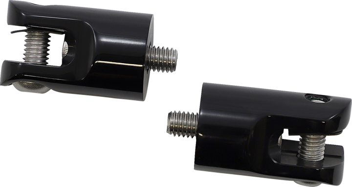 Accutronix Rear Foot Peg Mounts - Black - 3/8"-16 FPMT500-B