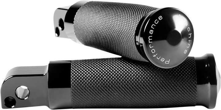 Performance Machine (Pm) Contour Foot Pegs - Black - Passenger - M8 0035-1237M-B