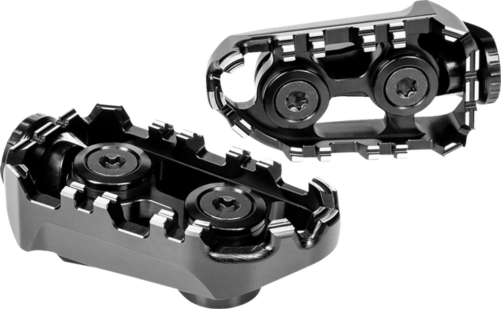 Gilles Tooling Tech-X Enduro Foot Pegs - Driver - Black RGK-970-UF35-SET-B