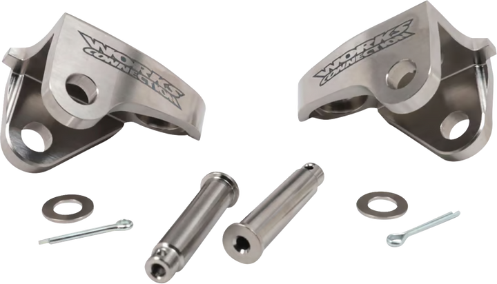 Works Connection Foot Peg Mounts - Titanium - Crf 20-520
