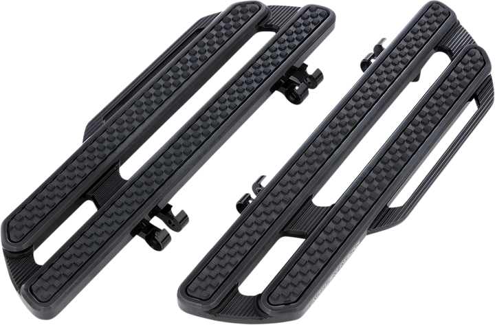Arlen Ness Method Driver Floorboards - Extended - Black 410-016