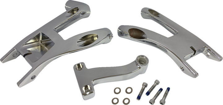 Drag Specialties Rider Floorboard Mount - Chrome 1621-1052