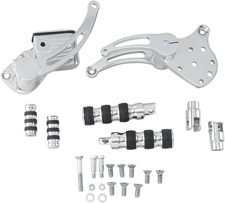 Gma Engineering By Bdl Forward Controls - Polished - Fl/Fx '70-'99 GMA-FC-100-P