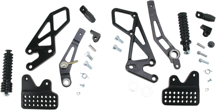 Vortex V2 Rearset - Black - Gsxr6/7 RS553K