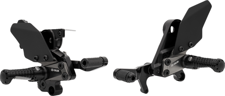 Gilles Tooling Adjustable Rearset - As31Gt - Black - Suzuki AS31-S09-B