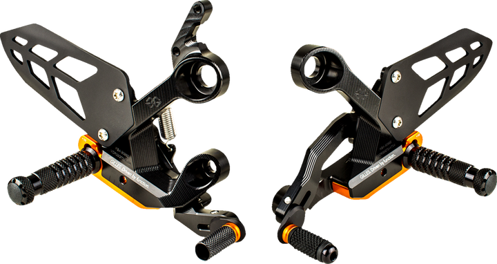 Gilles Tooling Adjustable Rearset - Black - Ktm VCR38GT2-KT04
