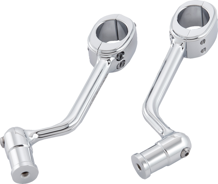 Arlen Ness Forged Highway Peg Mounts - Chrome 400-044