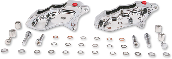 Hawg Halters 6-Piston Dual Disc Caliper - '08+ FKDDCC6018D