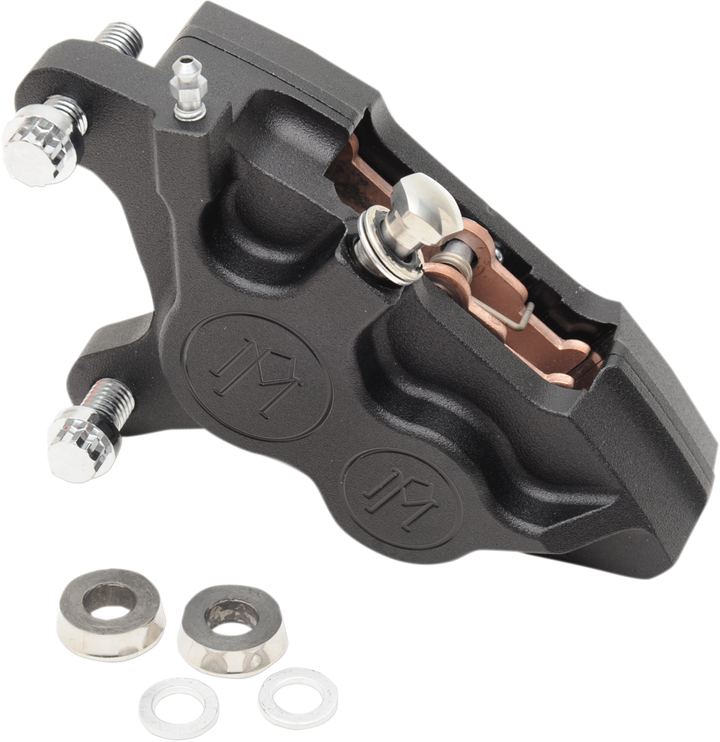 Performance Machine (Pm) 4-Piston Caliper - Front Left - Black Ops - 11.5" 0053-2919-SMB