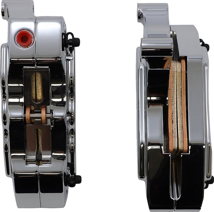 Hawg Halters 6-Piston Dual Caliper - Chrome - 13" FKDDCC6013