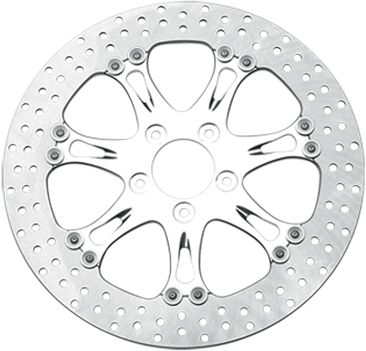 Performance Machine (Pm) Brake Rotor - 13" - Paramount - Chrome 0133-3015HEAS