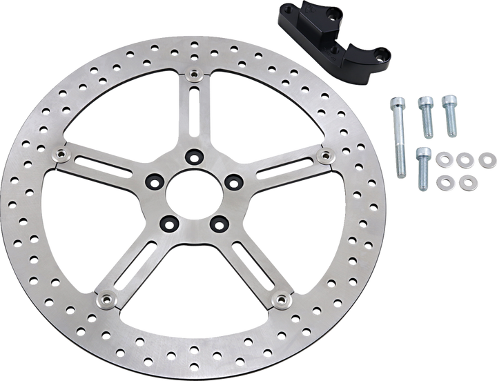 Arlen Ness Big Brake Rotor - 15" - Front Right - Harley-Davidson 02-967