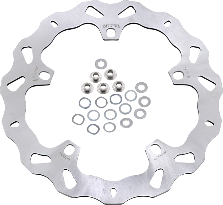 Galfer Brake Rotor - Front - Solid Mount DF707W