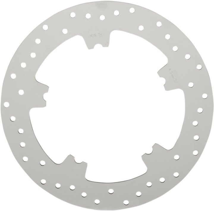 Drag Specialties Drilled Brake Rotor - Front - 11.8" - Dyna/V-Rod 1710-3155