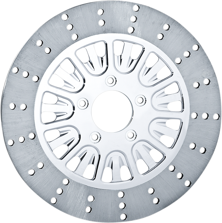 Rc Components Brake Rotor - Rear Right - Illusion - Chrome COG117126CRR2K