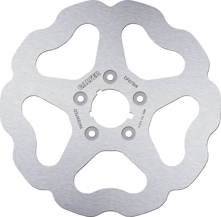 Galfer Brake Rotor - Front - Solid Mount DF679W