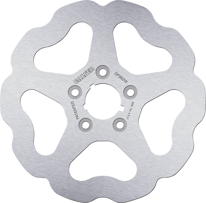 Galfer Brake Rotor - Rear - Solid Mount DF682W