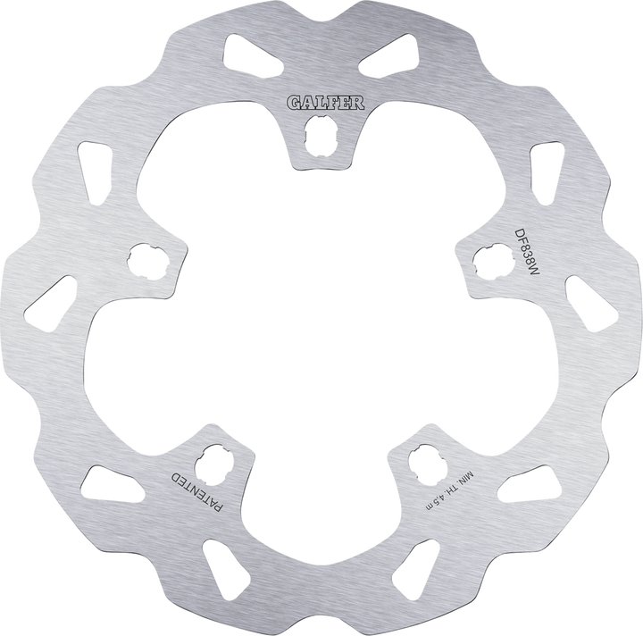 Galfer Brake Rotor - Front - Solid Mount DF838W