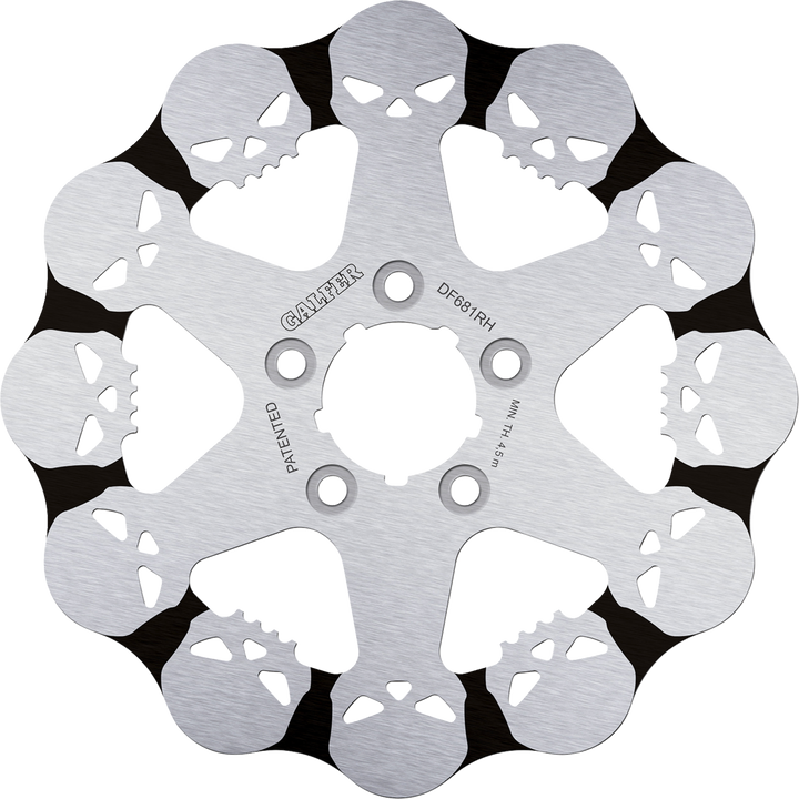 Galfer Skull Rear Rotor - Solid Mount DF681RH
