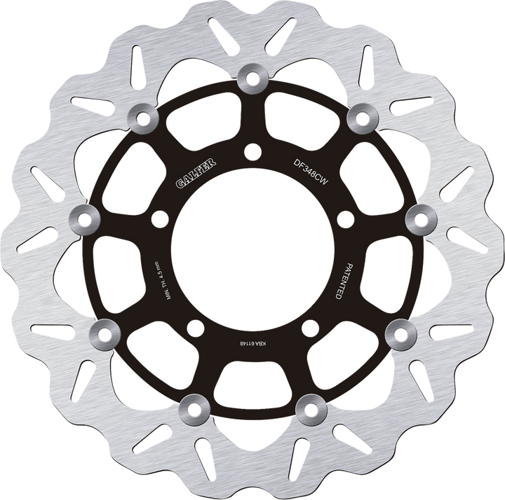 Galfer Brake Rotor - Front - Black Carrier DF348JCW