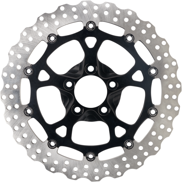 Performance Machine (Pm) Dominator Rotor - Front - 13" - Black 0133-3059S-B