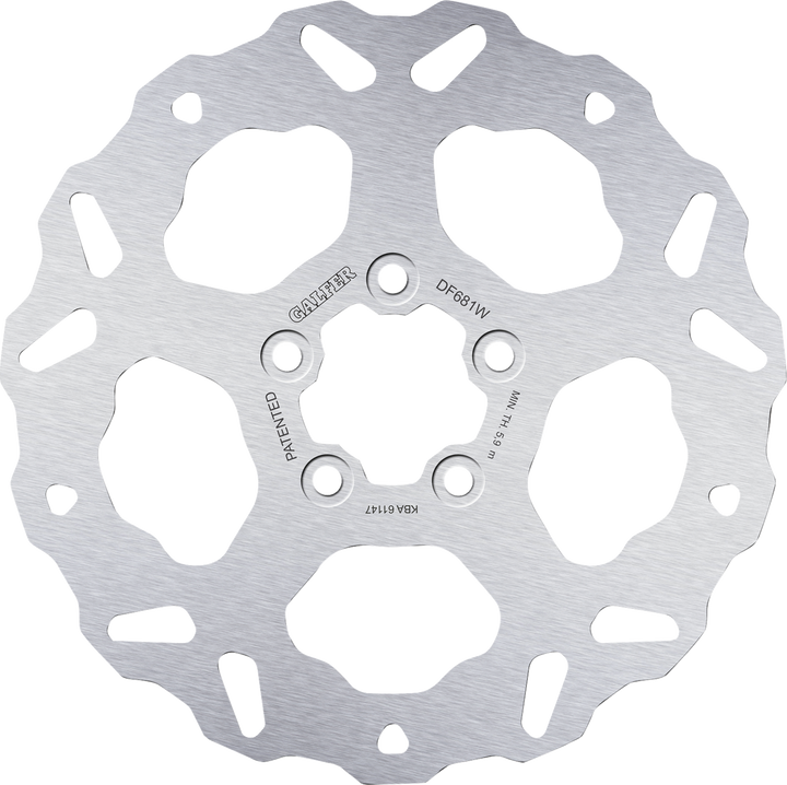 Galfer Solid Rotor - Rear - Solid Mount DF681W