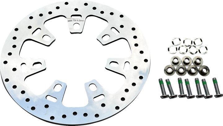 Drag Specialties Rotor - 11-13/16" - Front - Polished 1710-4521