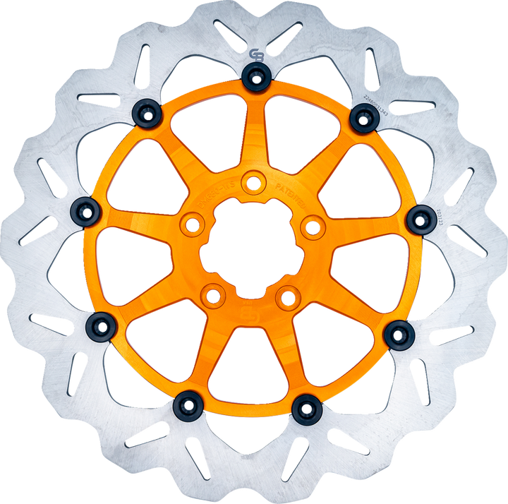 Gbrakes Brake Rotor - Front - Orange DF680CWS-O
