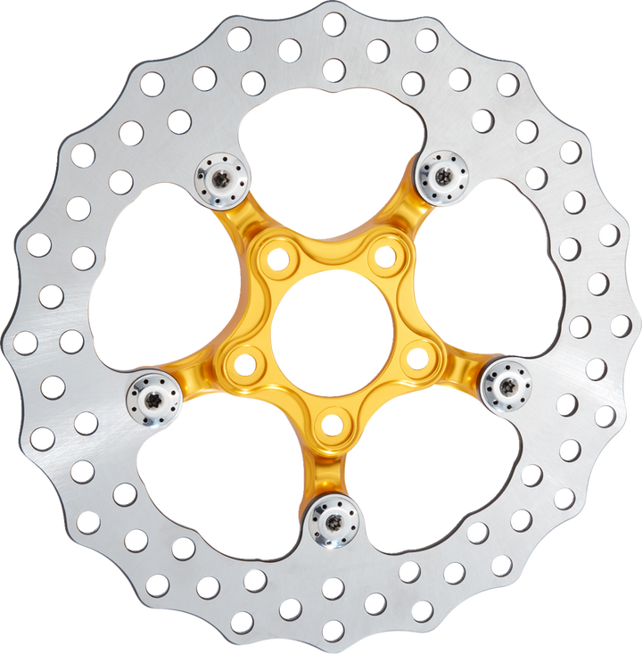 Arlen Ness Spider Rotor - 11-1/2" - Gold 300-064