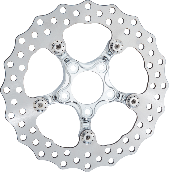 Arlen Ness Spider Rotor - 11-1/2" - Chrome 300-073