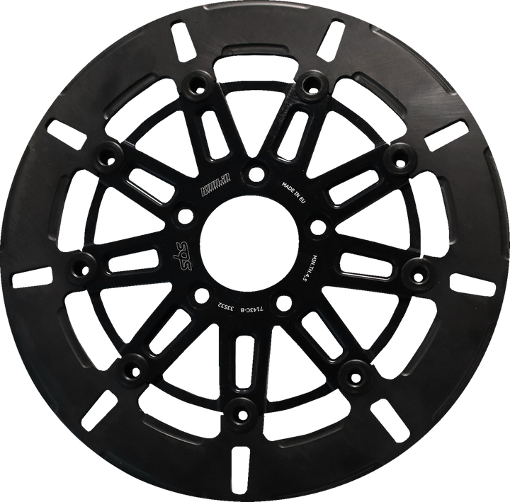 Sbs Design "C" 9-Spoke Brake Rotor 7143C-B