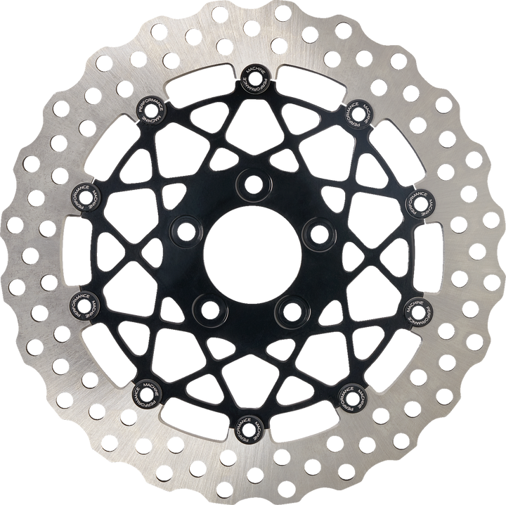Performance Machine (Pm) Disc Carr Speedstar - 320 Mm X .20 Ff - Front - Black Anodized 0133-2608S-B
