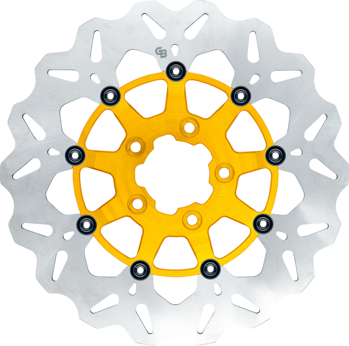 Gbrakes Brake Rotor - Rear - Gold GBDU016