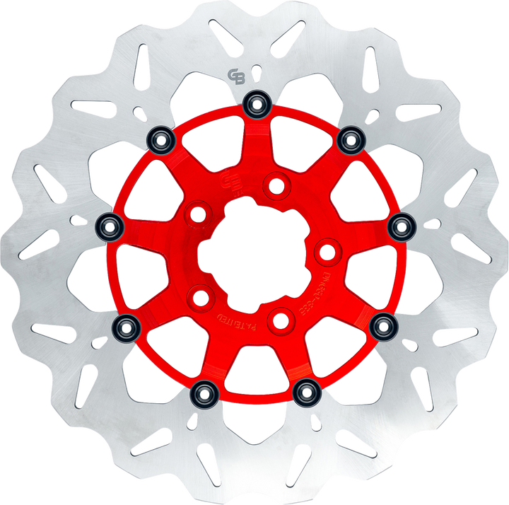 Gbrakes Brake Rotor - Front - Red GBDU019