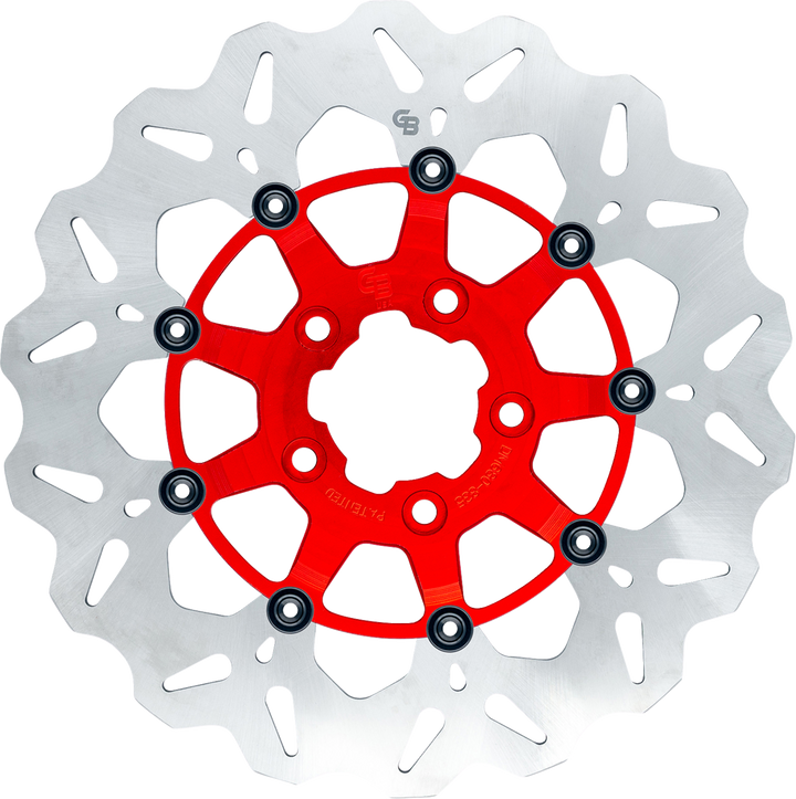 Gbrakes Brake Rotor - Rear - Red GBDU021