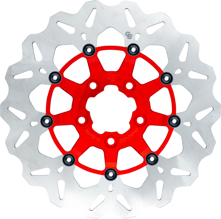 Gbrakes Brake Rotor - Rear - Red GBDU026