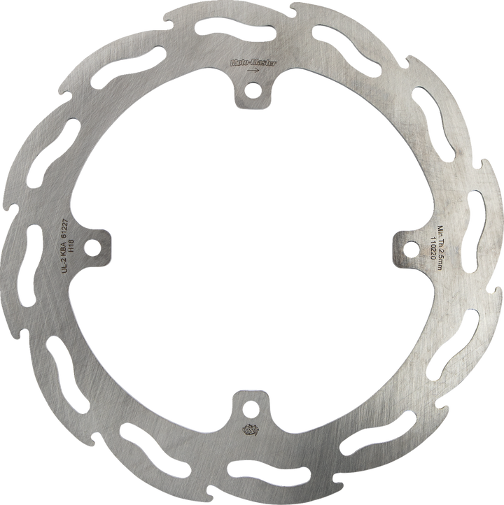 Moto-Master Brake Rotor - Rear - Flame 110220-PU
