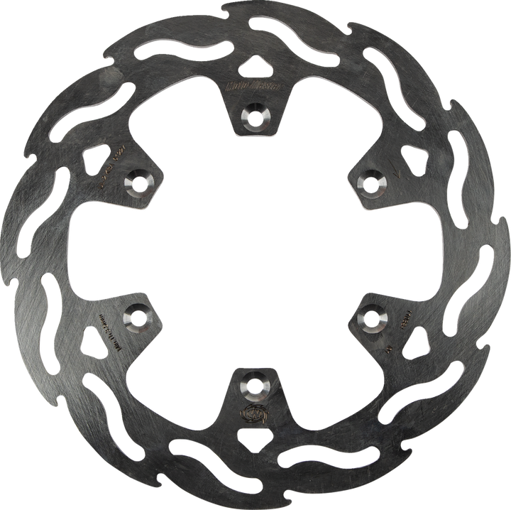 Moto-Master Brake Rotor - Rear - Flame 110384-PU