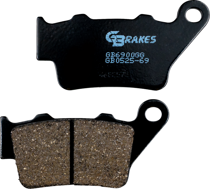 Gbrakes Brake Pads - Semi-Metallic/Ceramic - Rear GB0525-69