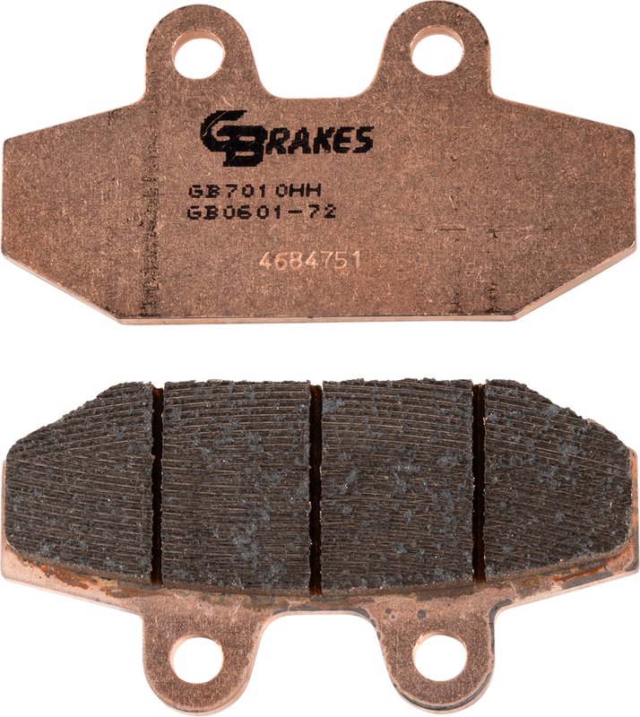 Gbrakes Brake Pads - Sintered - Rear GB0601-70