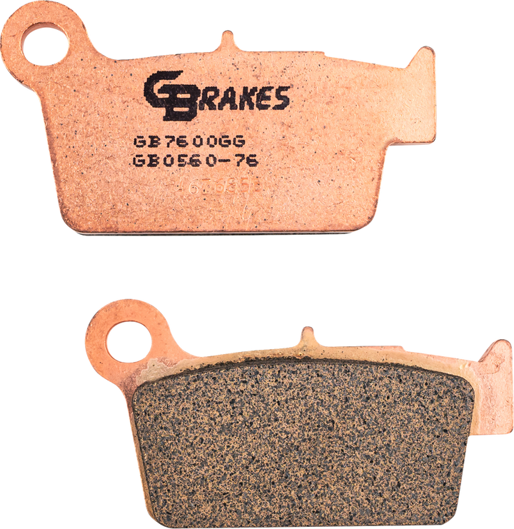 Gbrakes Brake Pads - Sintered - Rear GB0560-76